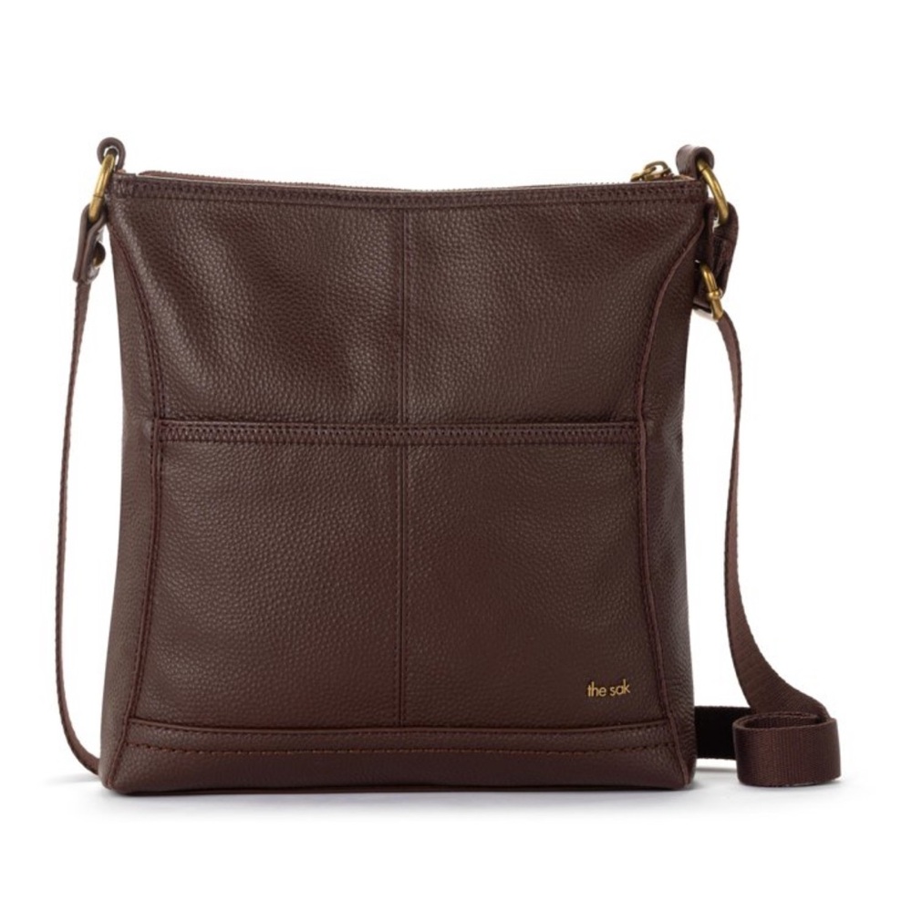 The Sak The Sak Iris Leather Crossbody Bag Brown